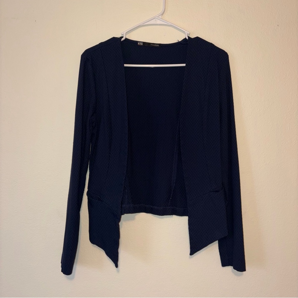 Maurices Deep Navy Open Blazer Work Professional Medium Women